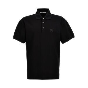 Palm Angels Men's Monogram Polo Shirt